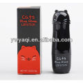 2014 New Yiwu Manufacture Charming Lipstick Vegetable wax Cat Shape